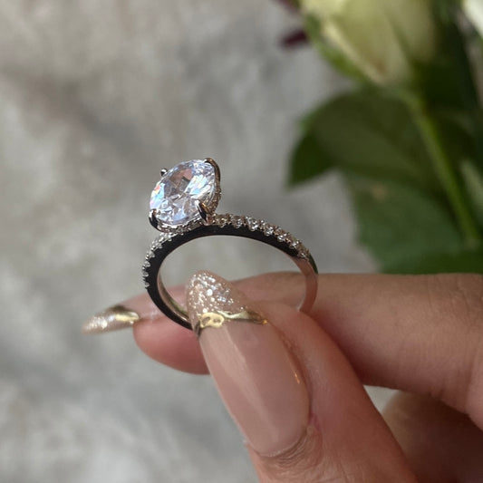 The Solitaire Sterling Silver Ring